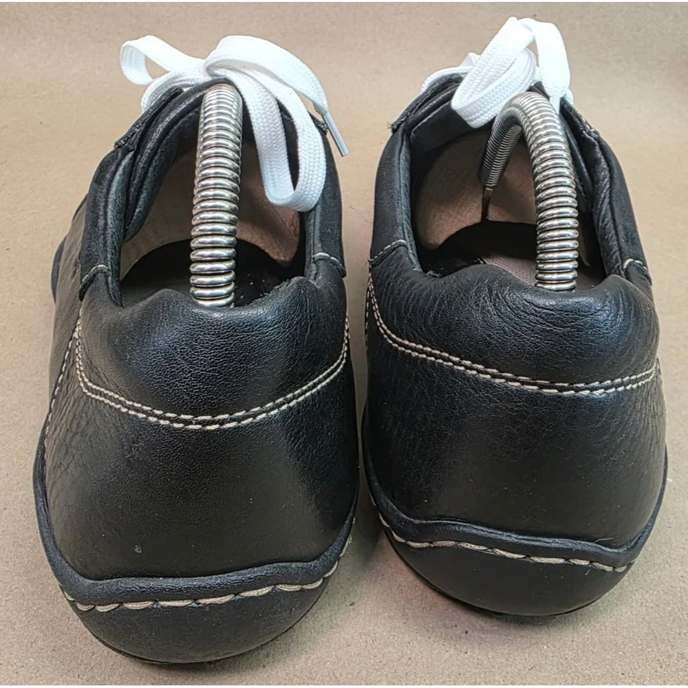 Born (Sz 9.5 US 463 EUR) Black Leather Lace Up Casual Walking Comfort M3427